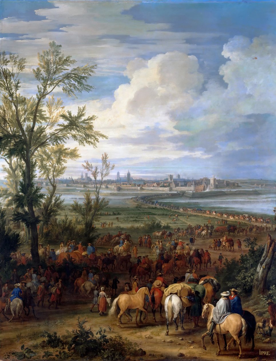 Belejringen af Ypres, marts 1678 af Adam Frans Meulen van der