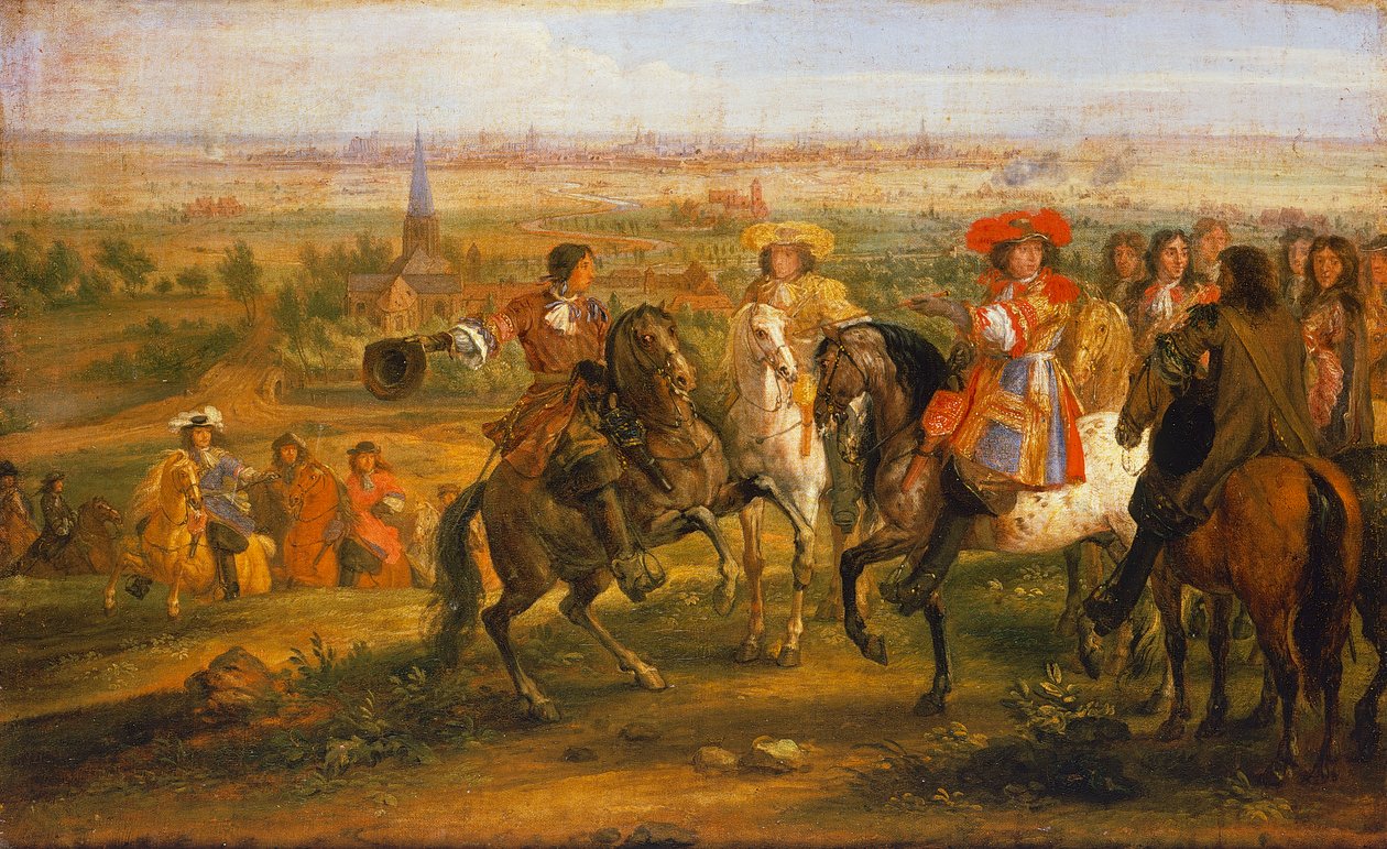Erobringen af Lille af Ludvig XIV, 28. august af Adam Frans van der Meulen