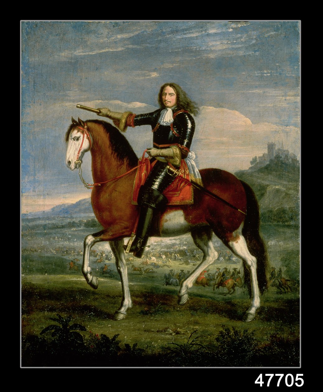 Ridesportræt af Henri de la Tour d