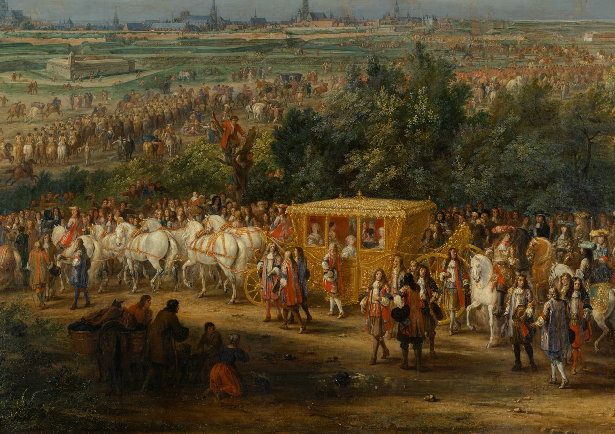 Ludvig XIVs indtog af Adam Frans van der Meulen