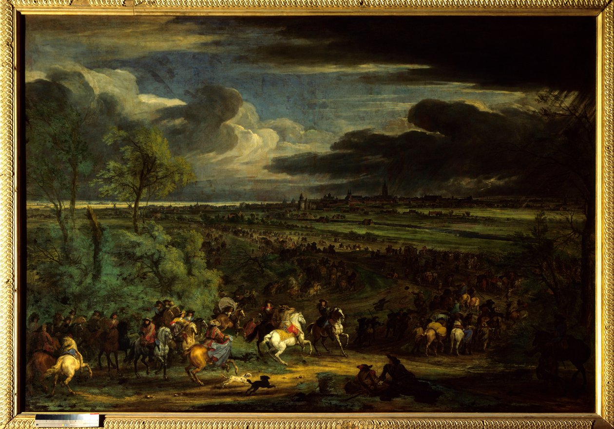 Devolutionskrigen (1667-1668): "" Udsigt over kong Ludvig XIV