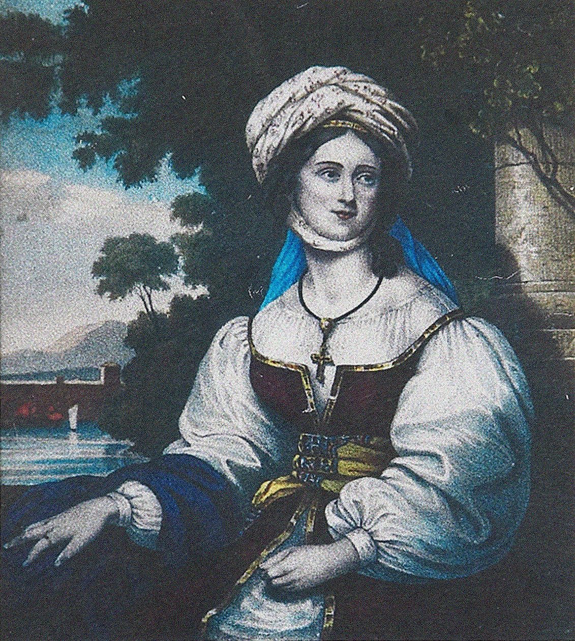 Portræt af Laskarina Bouboulina, 1830 af Adam Friedel