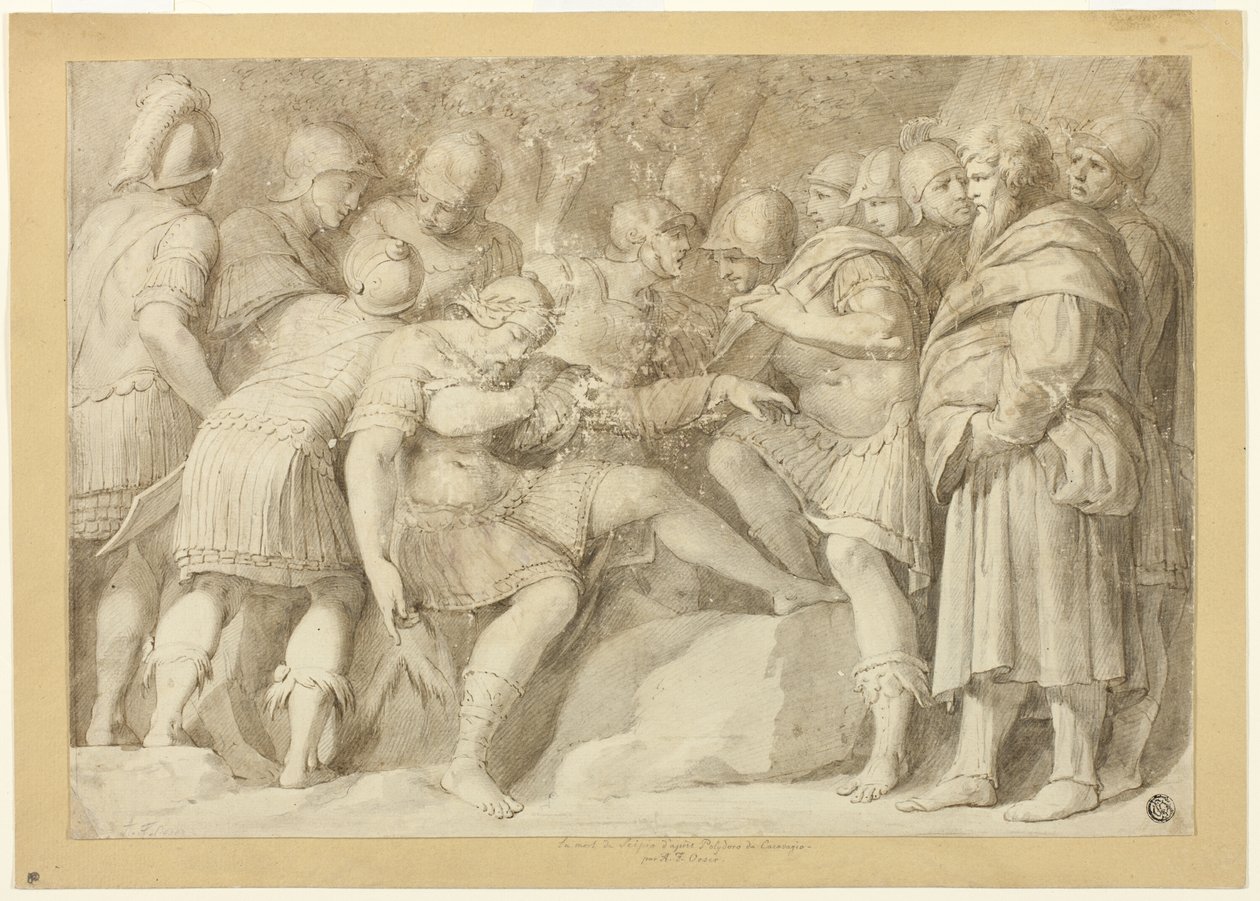 Scipios død af Adam Friedrich Oeser