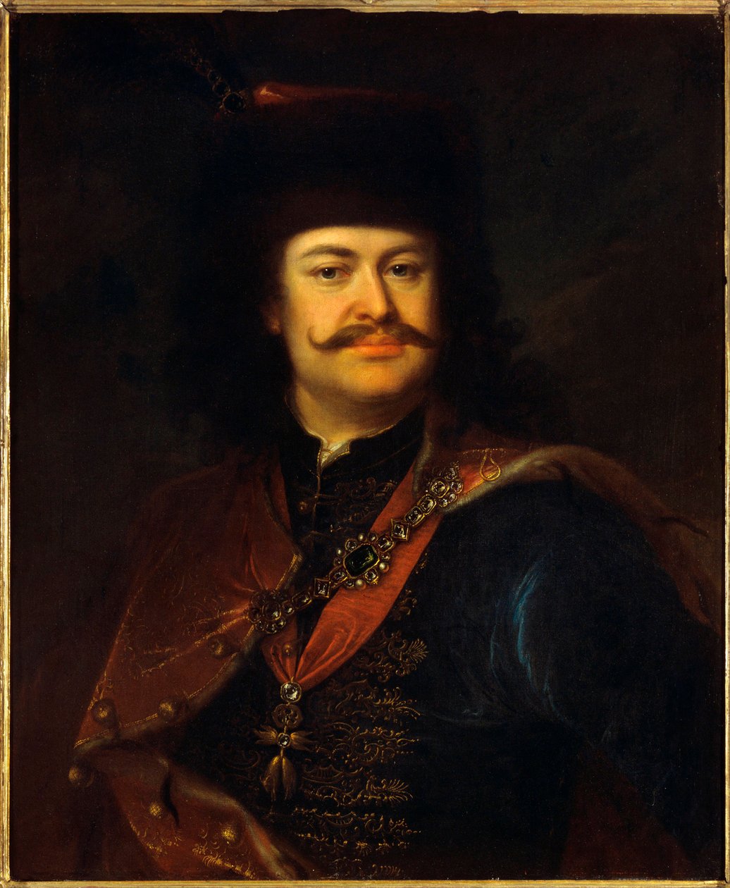 Francois II Rakoczi (1676-1735), Prins af Ungarn og Transsylvanien - Maleri af Adam Manyoki (1673-1757), olie på lærred (75,5x62,5 cm) af Ádam Mányoki