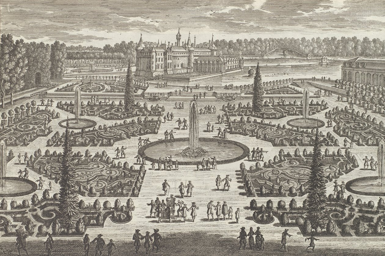 Orangeriets Parterre i Chantilly, 1680