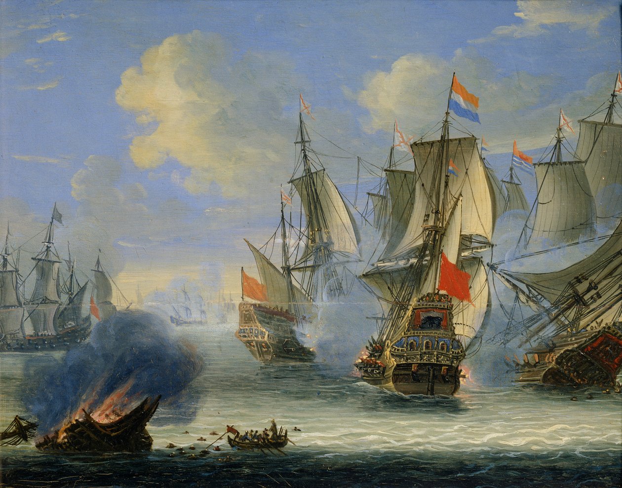 Et havslag, slutningen af det 17. eller 18. århundrede. af Adam Silo