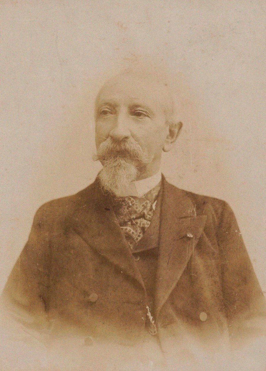 Portræt af komponisten Adam Münchheimer 1830-1904, ca. 1890. af Adam junior Münchheimer