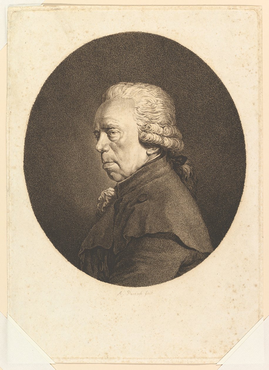 Portræt af Johann Christian Brand, 1793. af Adam von Bartsch