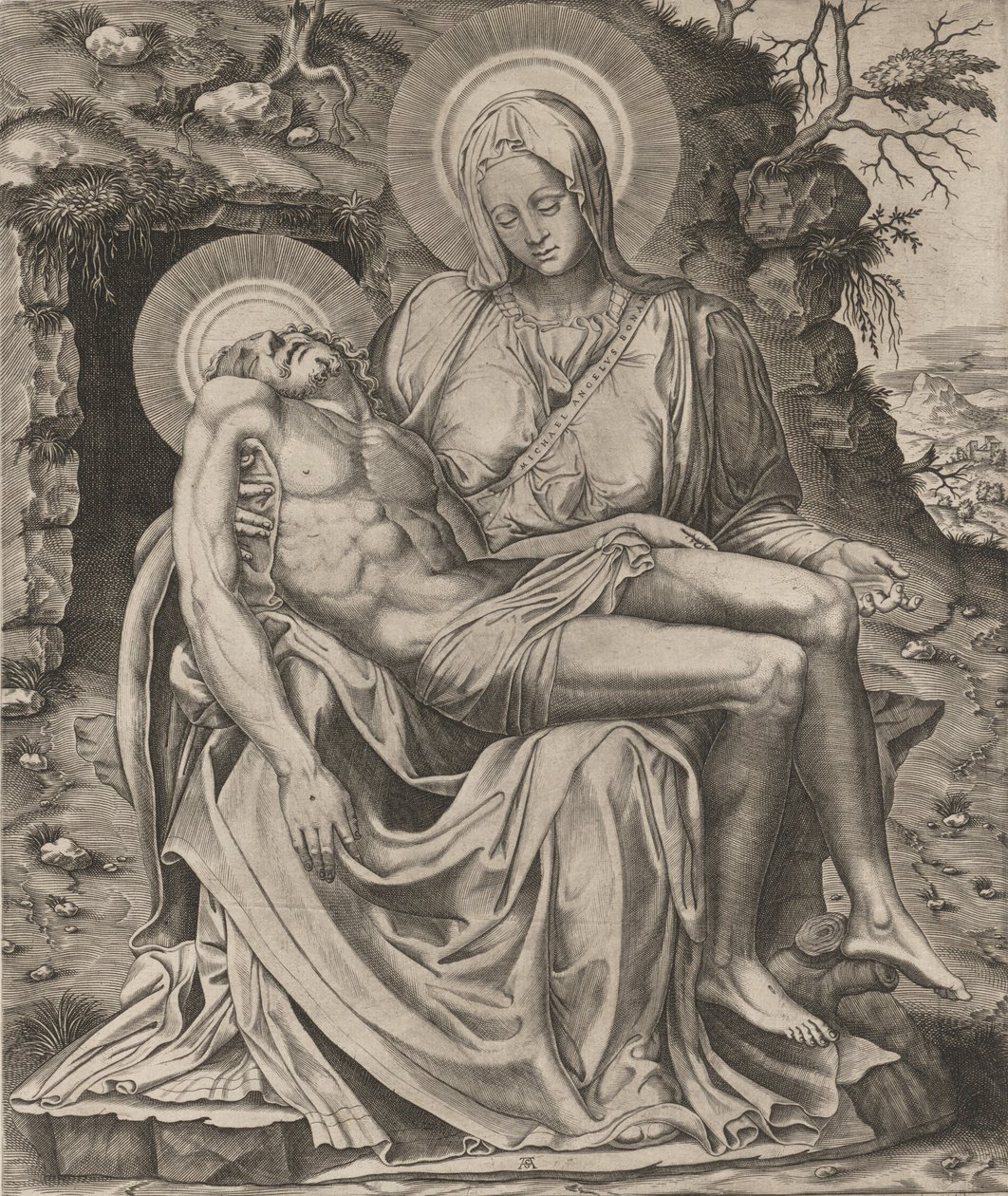Vatikanet Pietà, 1566. af Adamo Scultori