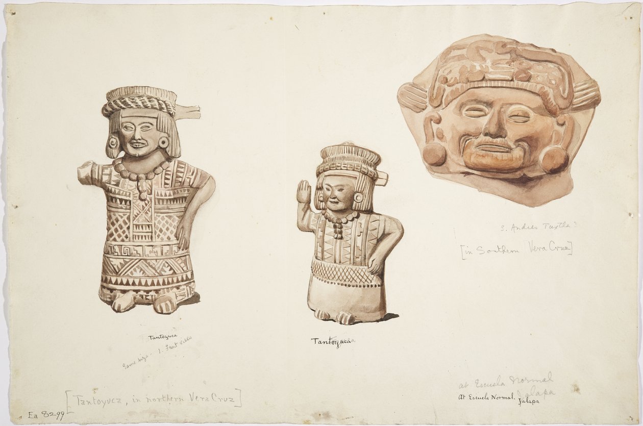 Figurer, Veracruz (akvarel) af Adela Breton