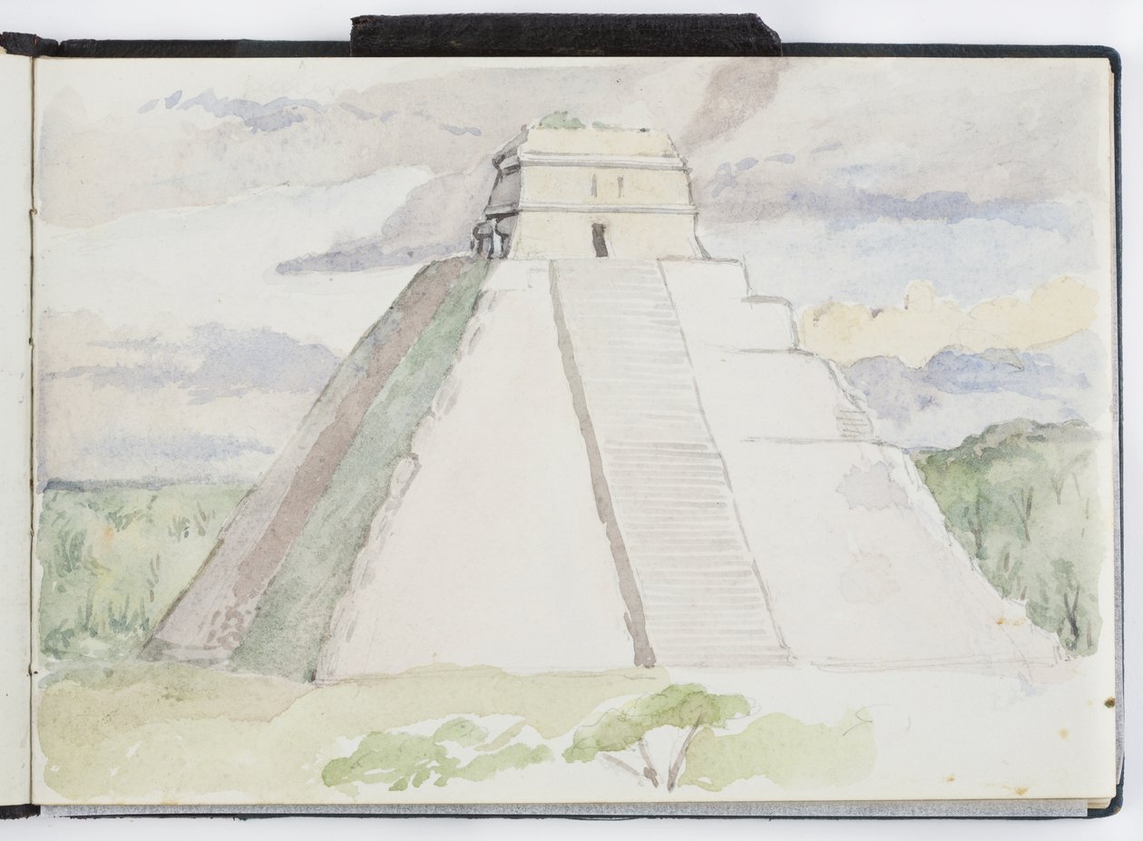 Skitsebog over tegninger og noter, Mexico og Europa af Adela Breton