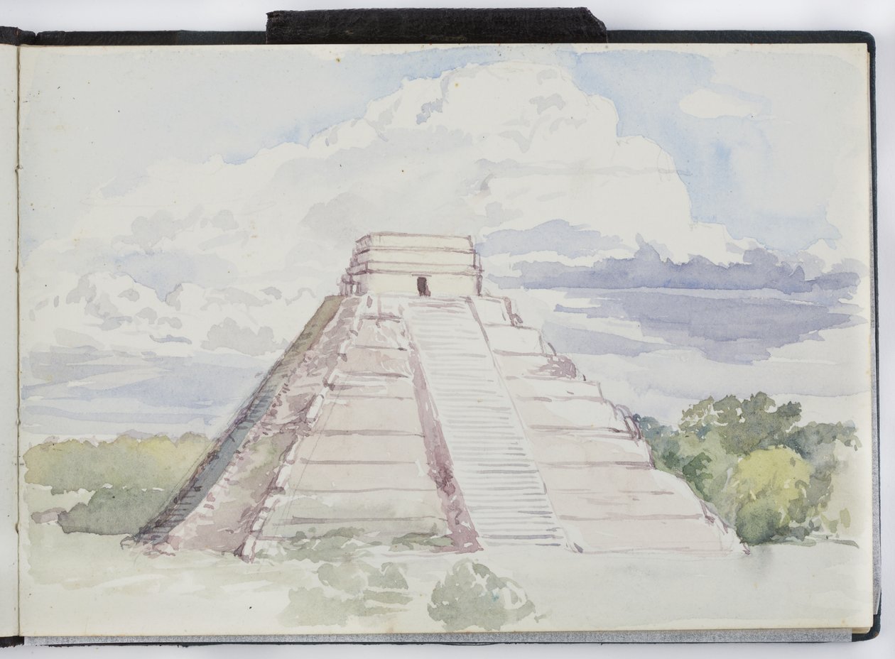 Skitsebog over tegninger og noter, Mexico og Europa af Adela Breton