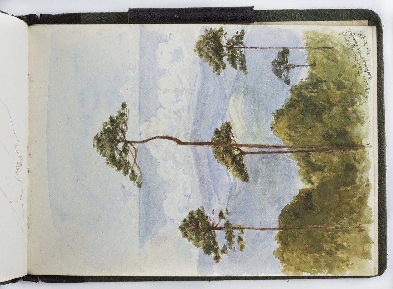 Skitsebog med akvareller, tegninger og noter, Mexico, 1896-1898 (akvarel) af Adela Breton