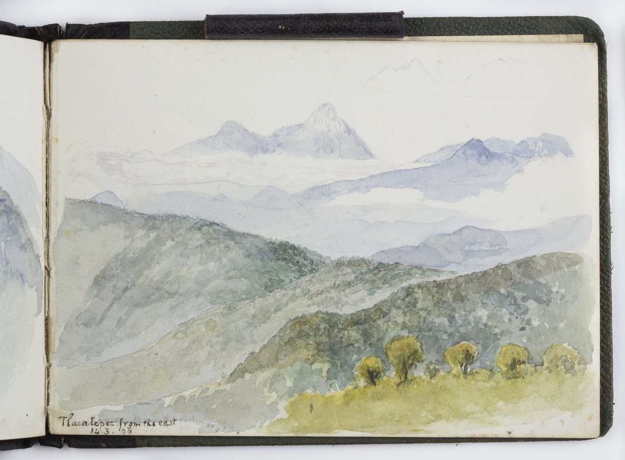 Skitsebog med akvareller, tegninger og noter, Mexico, 1896-1898 (akvarel) af Adela Breton