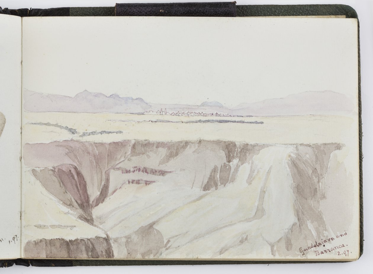 Sketchbook of watercolours, Drawings and Notes, Mexico,1896-1898 (watercolor) af Adela Breton