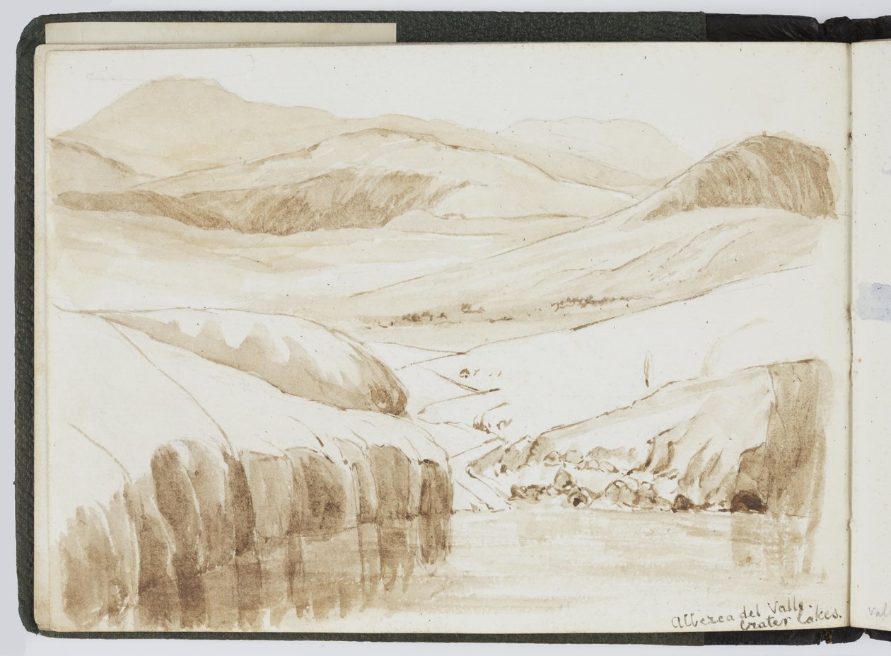 Skitsebog med akvareller, tegninger og noter, Mexico, 1896-1898 (akvarel) af Adela Breton