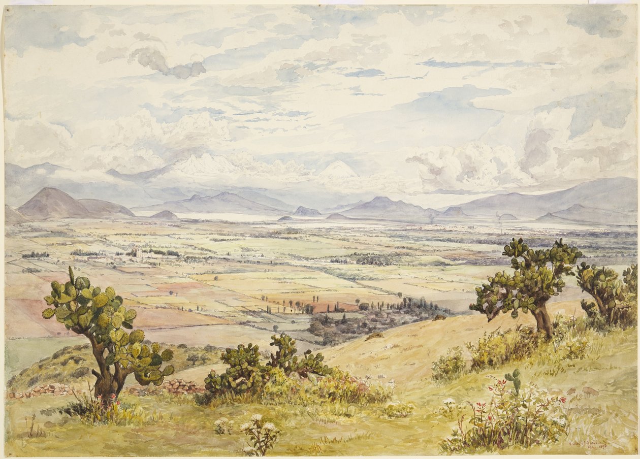 Valley of Mexico, Tlalnepantla, Mexico stat af Adela Breton