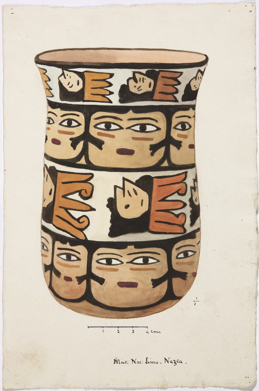 Vase fra Nazca, Peru af Adela Breton
