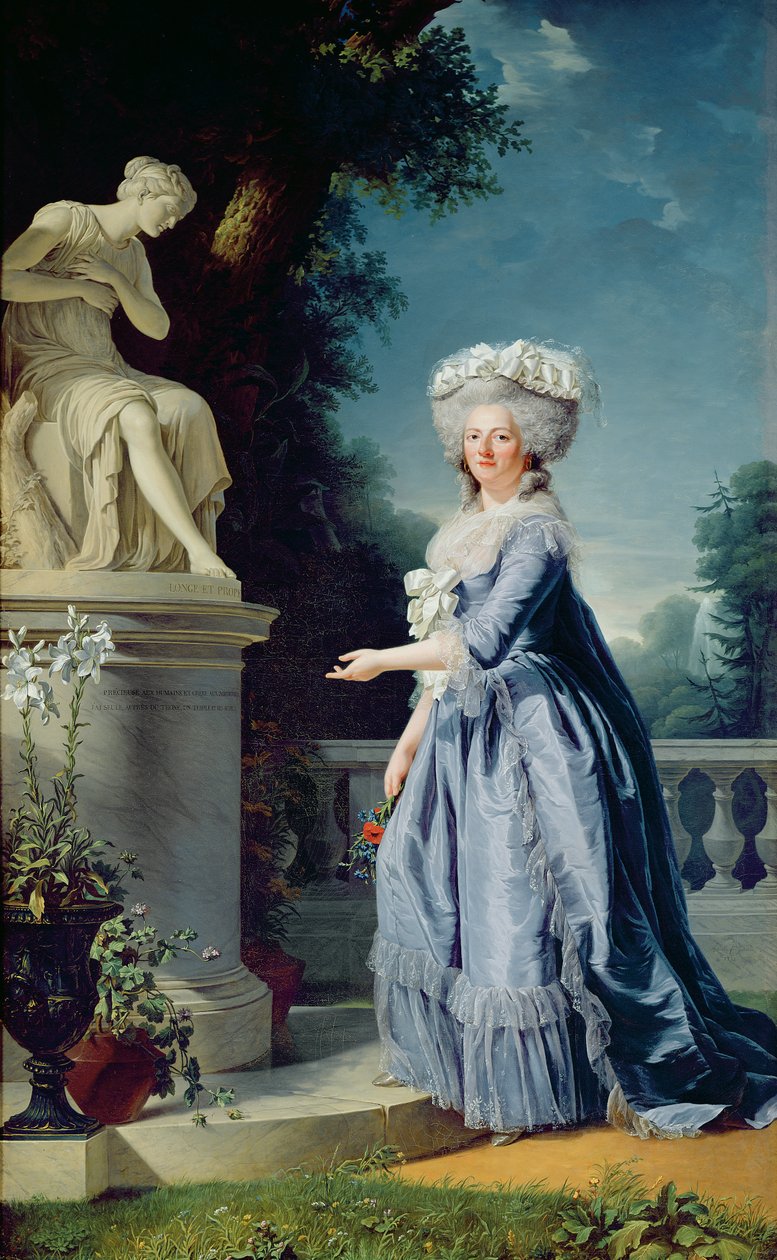 Portræt af Marie-Louise (1733-99) Victoire de France af Adelaide Labille Guiard