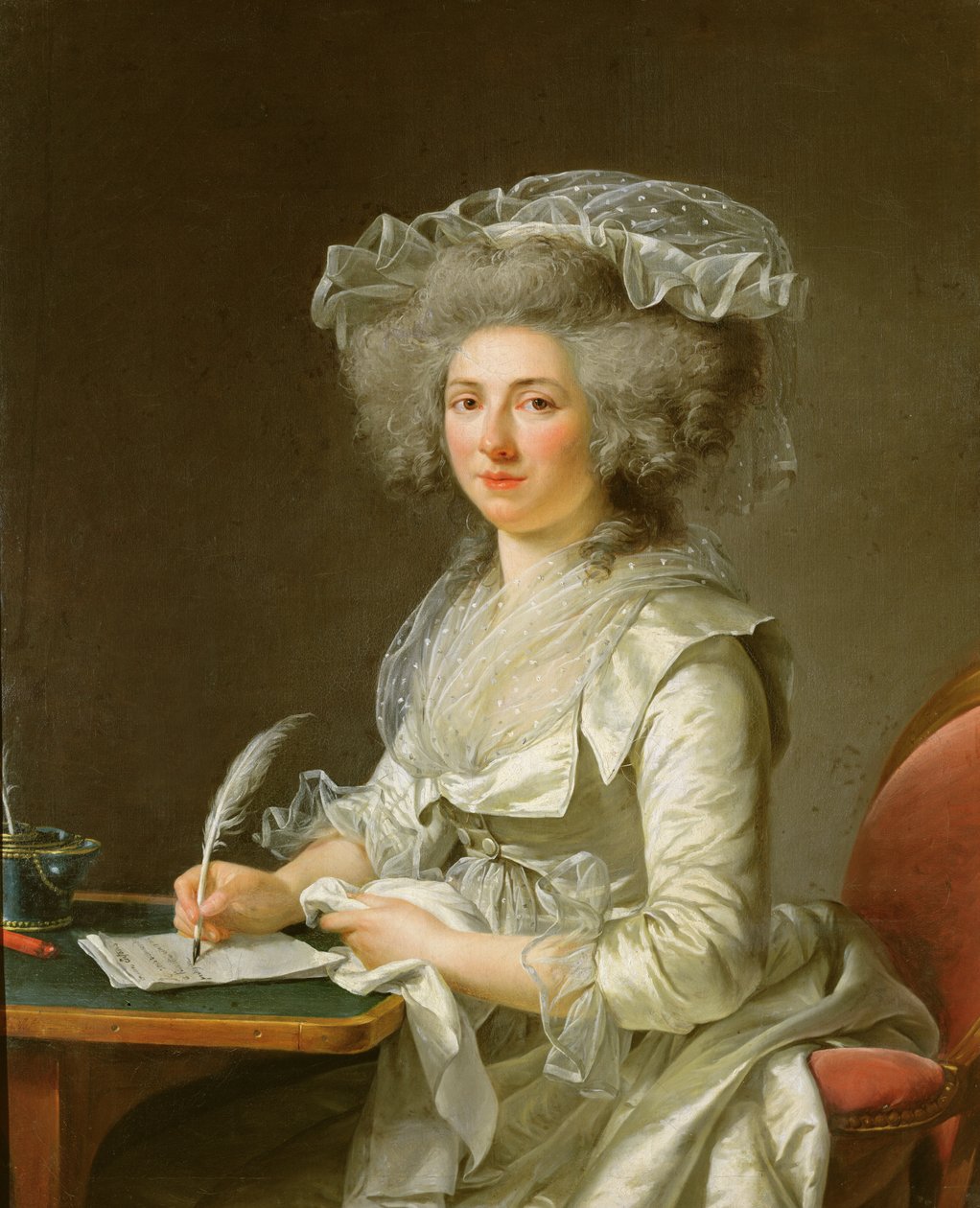 Portræt af en kvinde, ca. 1787 af Adelaide Labille Guiard