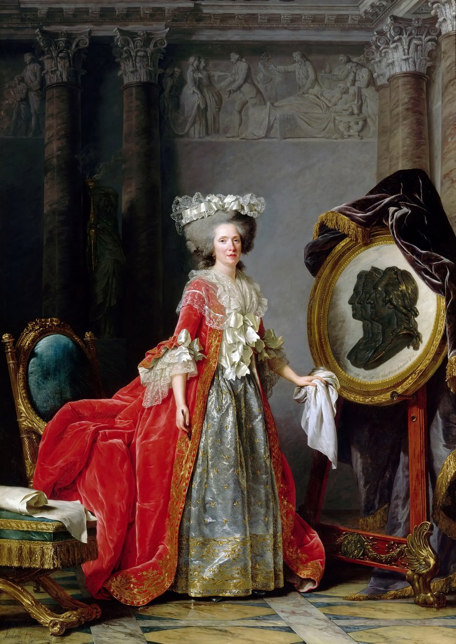 Prinsesse Marie Adelaide af Frankrig 1732-1800 af Adelaide Labille Guiard