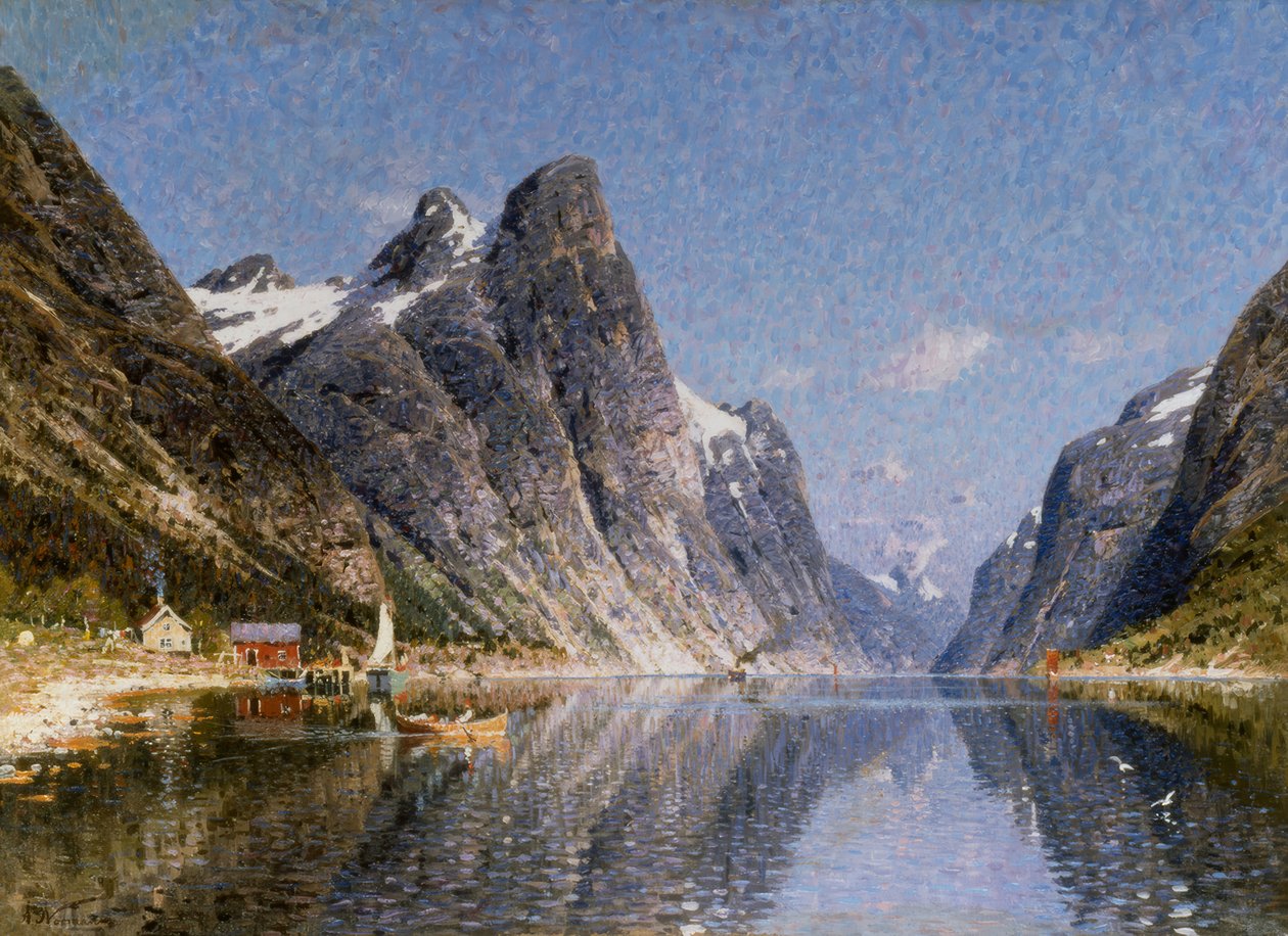 På fjorden, sommer af Adelsteen Normann