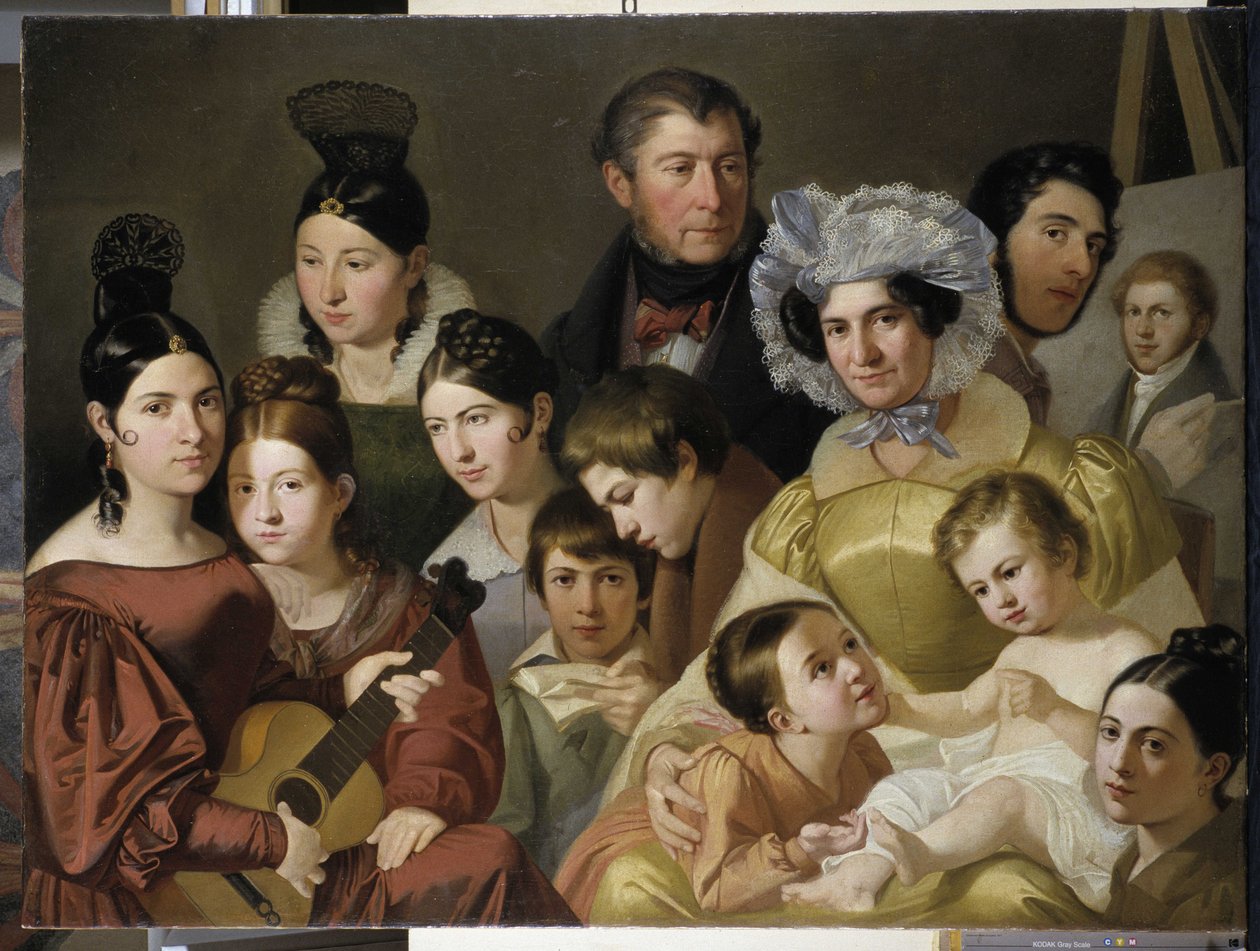 Familien Malatesta af Adeodato Malatesta or Malatesti