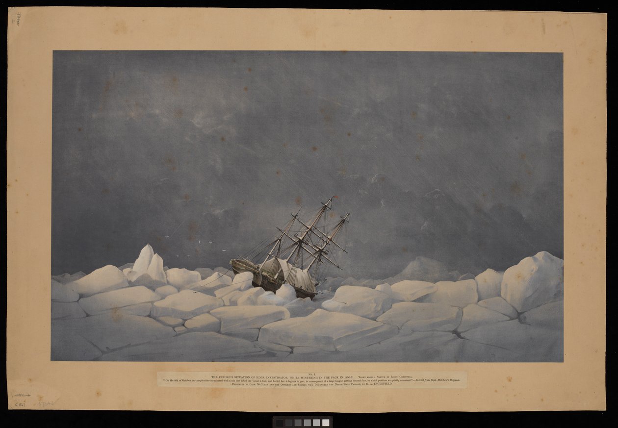 Den farefulde situation for H.M.S. 