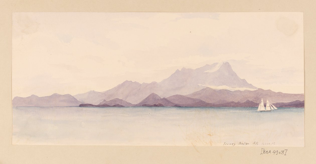 Keeney Balloo S.E fra Vestindien, Nordamerika og Borneo scrapbog af Admiral Sir Edward Gennys Fanshawe