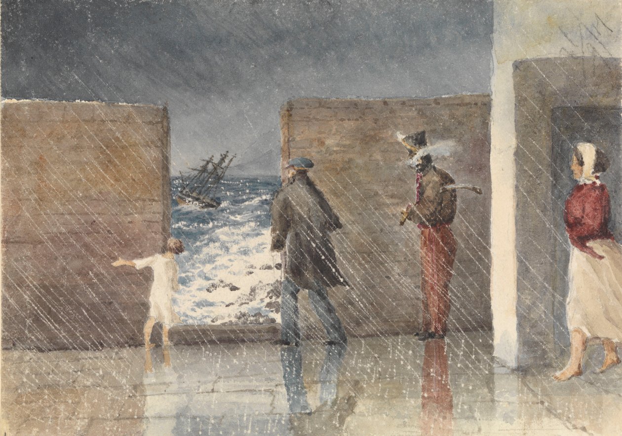 "Puntinha, Madeira, 1. januar 1849. At tage et kig på sit skib