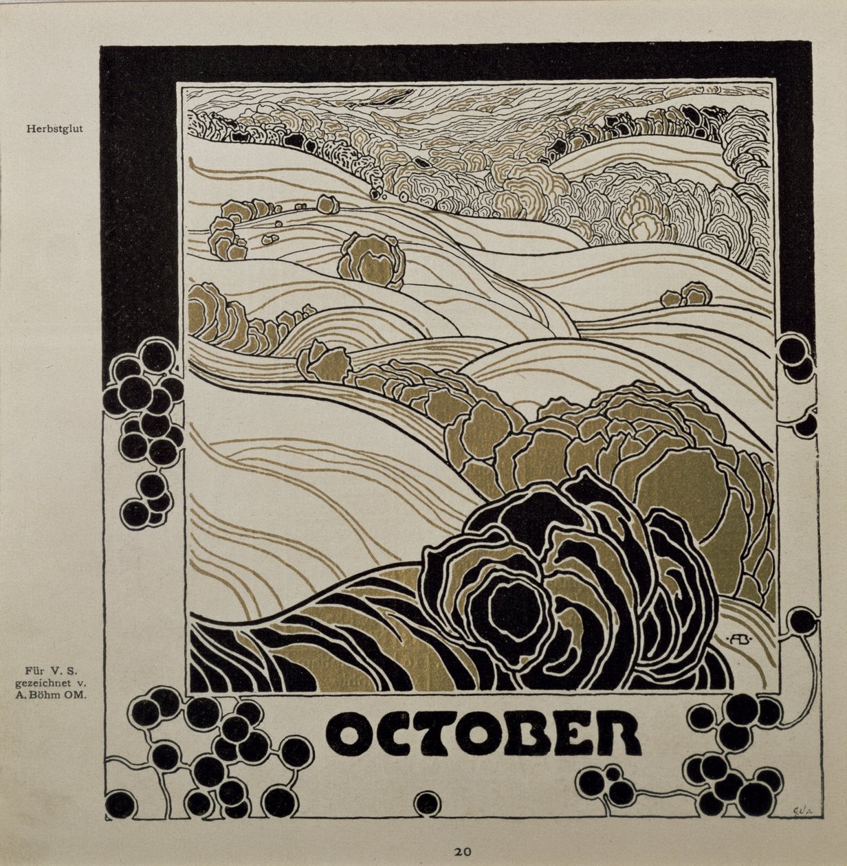 oktober, 1901 af Adolf Bohm