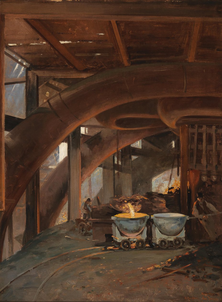 Kupferbergwerk Bor Serbienn Engelsk: Copper Mine, Bor, Serbian af Adolf Kaufmann