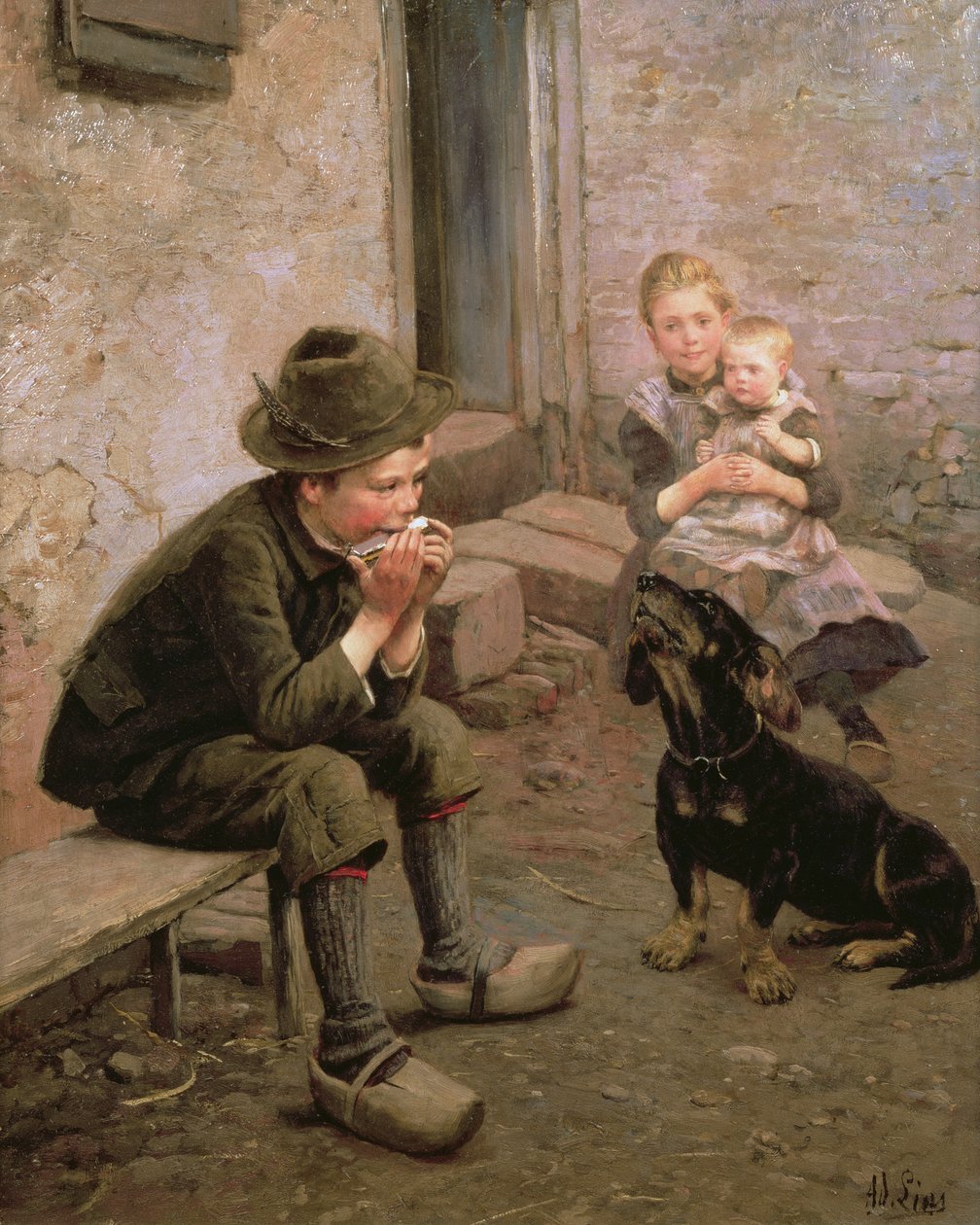 Mundorganspilleren af Adolf Lins