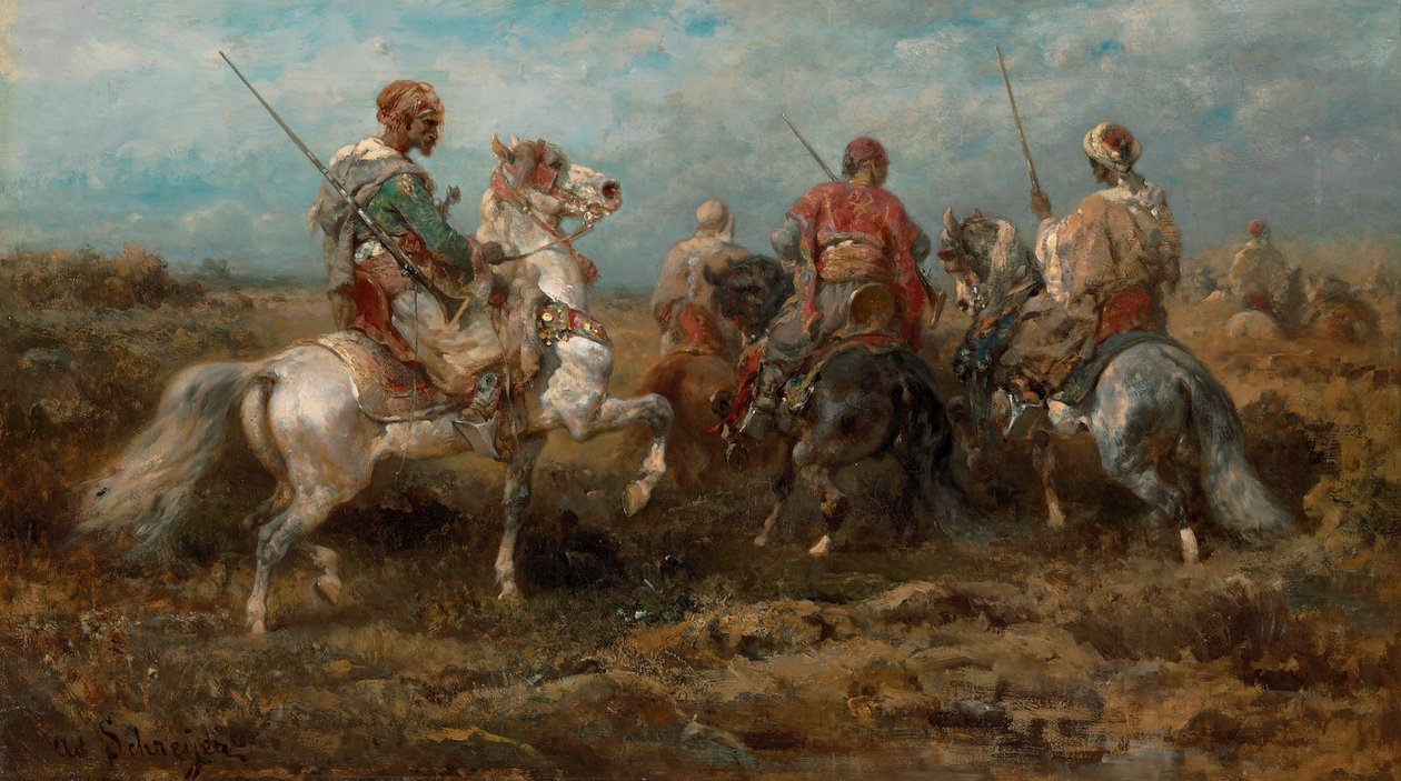 Arabiske ryttere af Adolf Schreyer