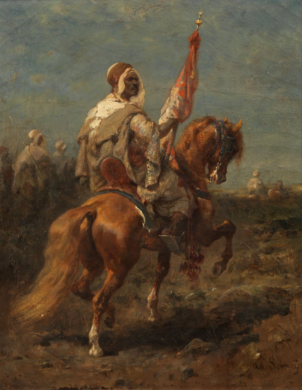 Arabisk rytter af Adolf Schreyer