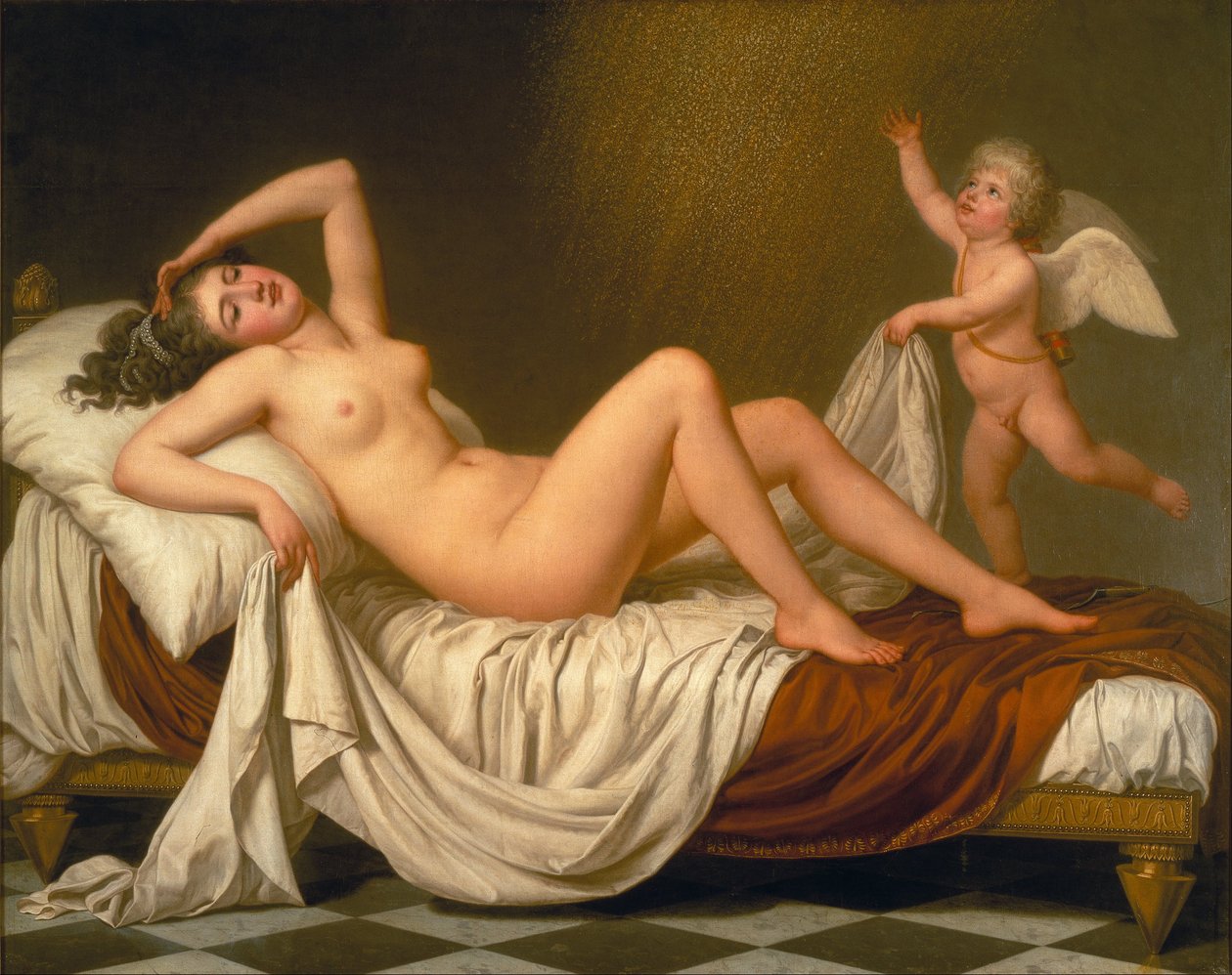 nEnglish: Danae and the Shower of Gold Svenska: Danae och guldregnet af Adolf Ulrich Wertmuller
