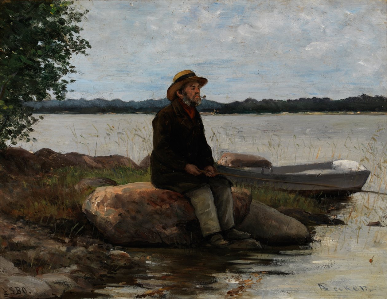 En lystfisker af Adolf von Becker