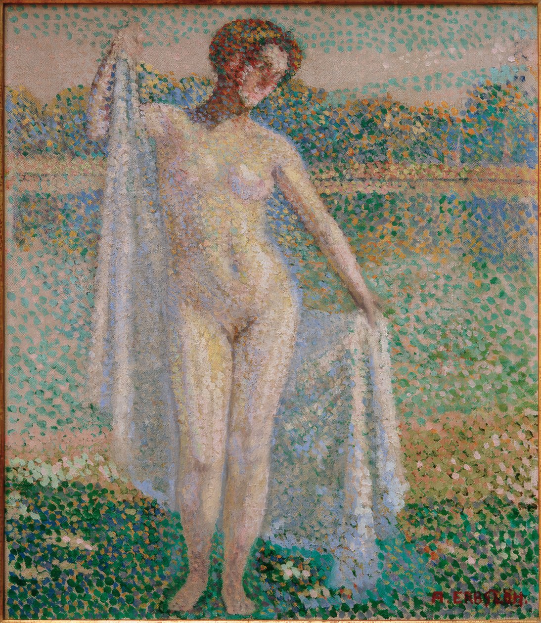 Nøgen kvinde, 1908 af Adolf Erbslöh