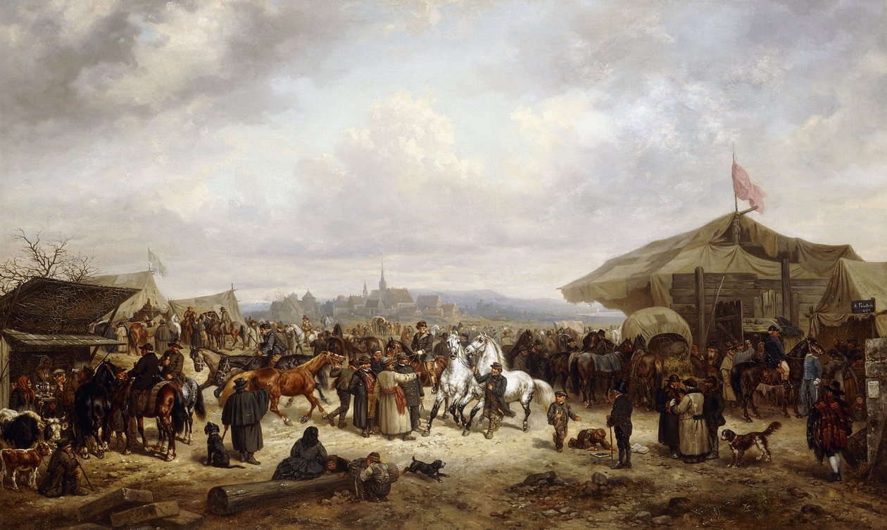 Hestemessen, 1863 af Adolf Friedrich