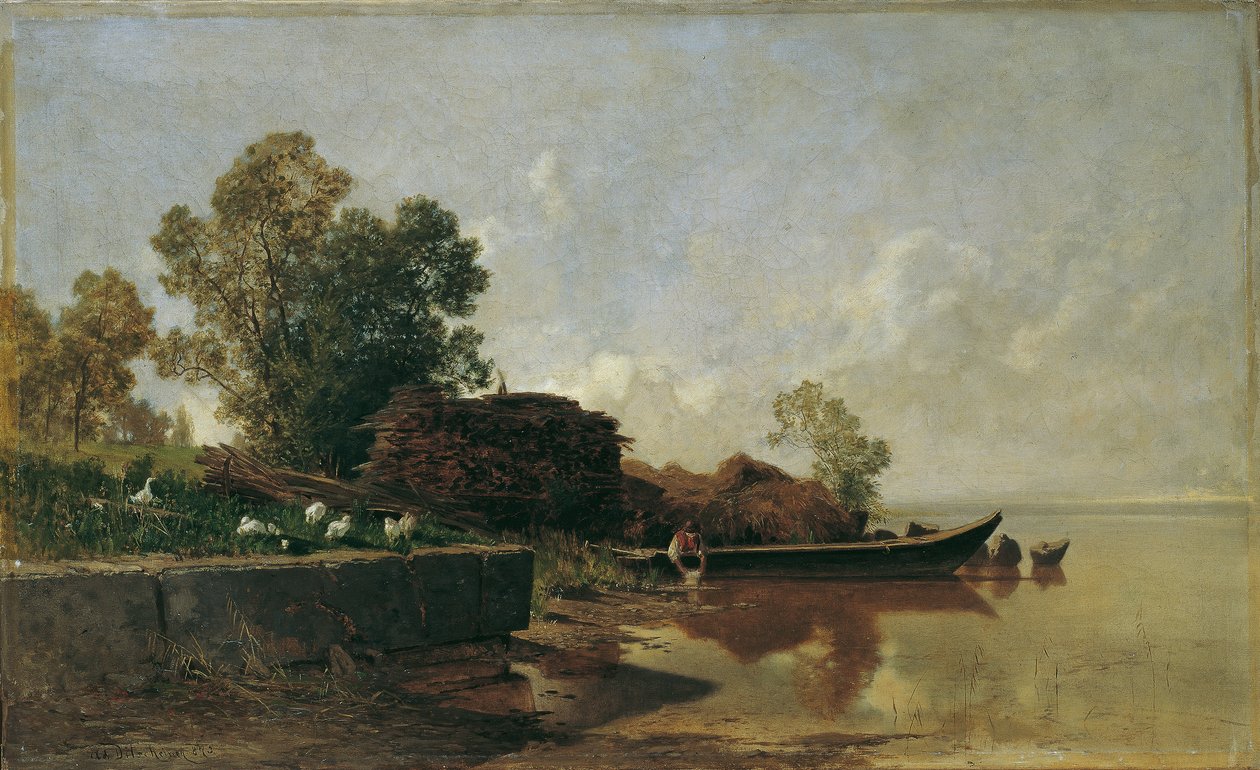 Fraueninsel i Chiemsee af Adolf Gustav Ditscheiner
