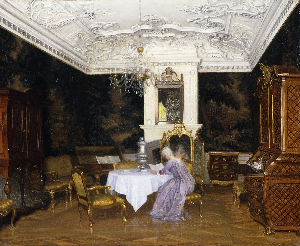 Fredensborg af Adolf Heinrich Hansen