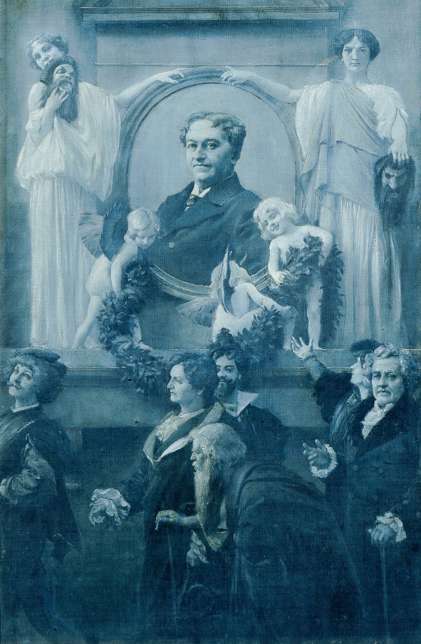 Hofskuespilleren Ernst Hartmann af Adolf Hiremy Hirschl