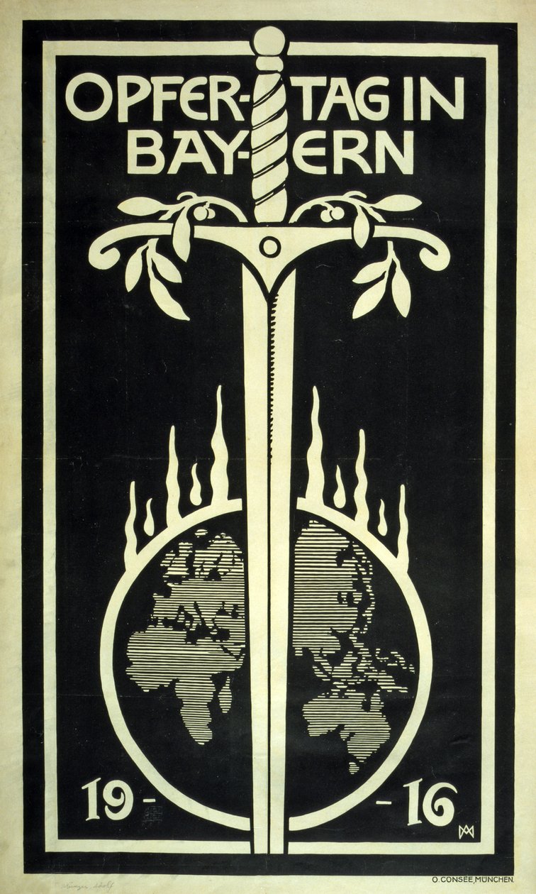 Tysk fundraising-plakat 