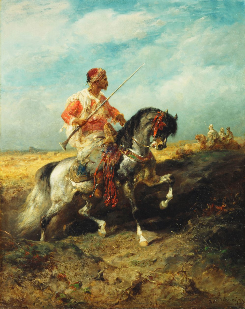 En arabisk rytter, af Adolf Schreyer