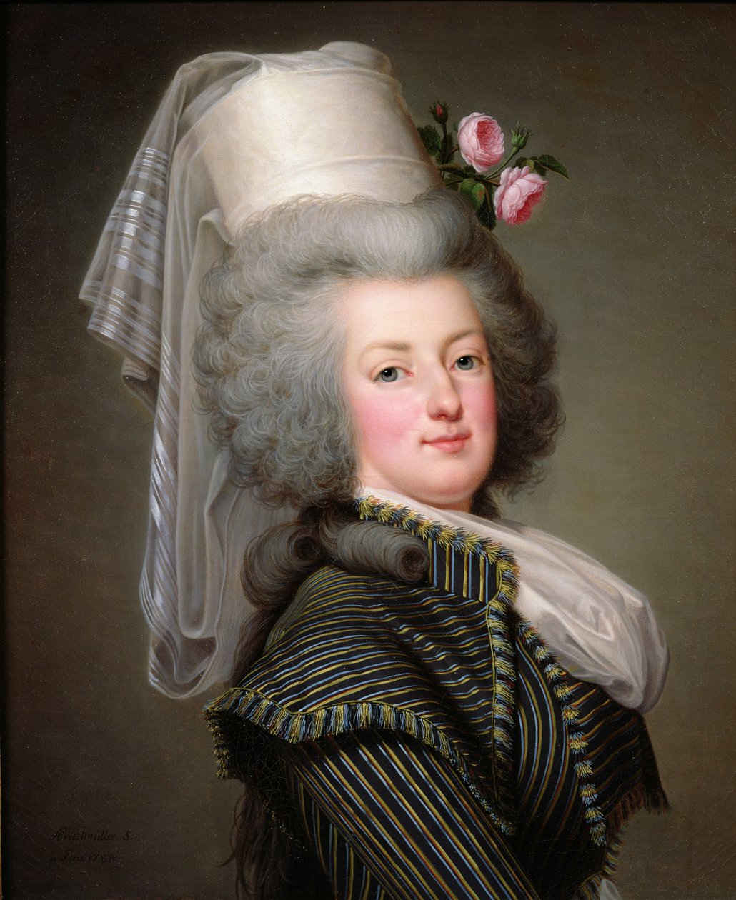 Marie-Antoinette (1755-93) af Habsbourg-Lorraine, ærkehertuginde af Østrig, dronning af Frankrig og Navarra, 1788 af Adolf Ulrich Wertmuller