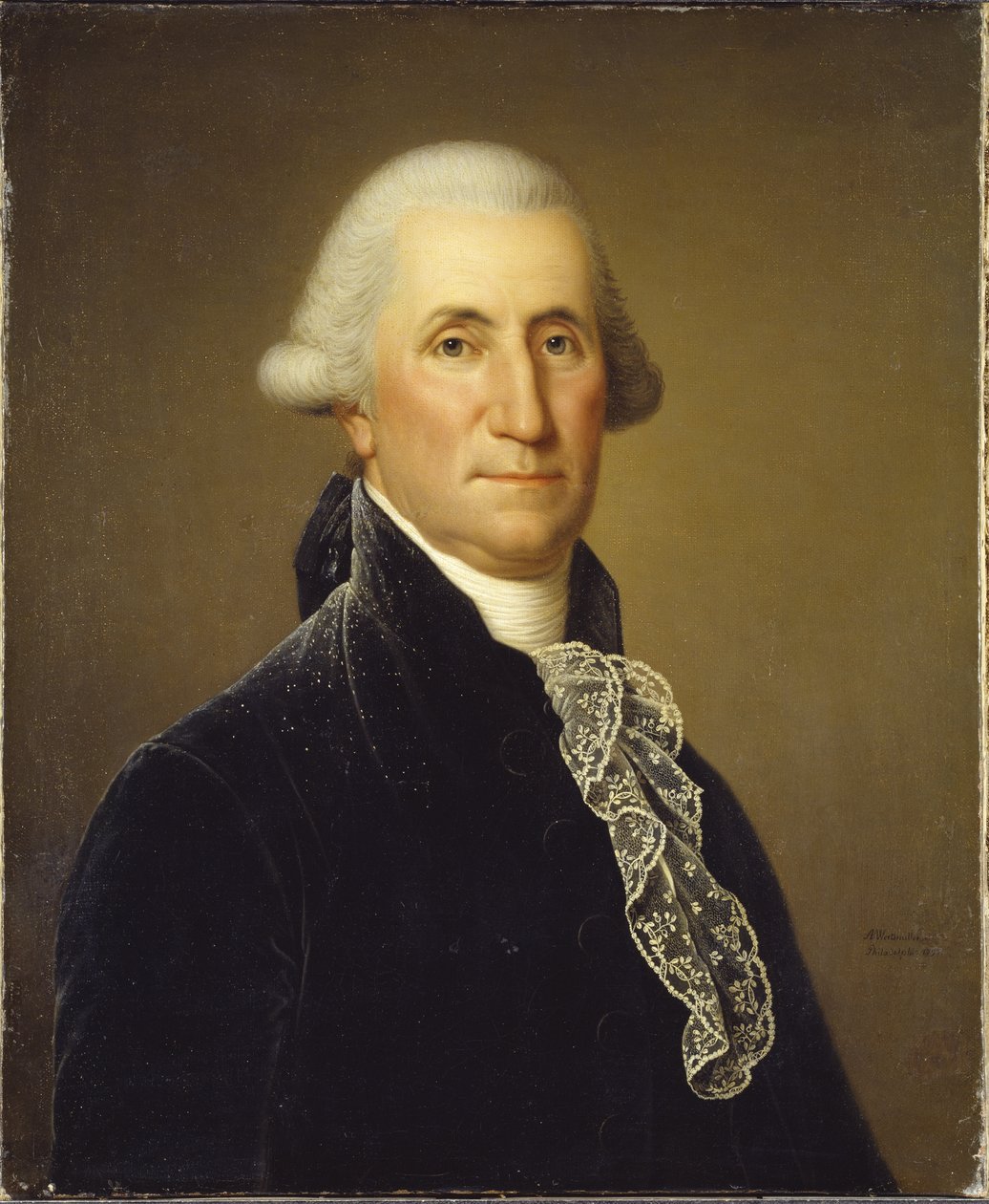 Portræt af George Washington af Adolf Ulrich Wertmuller