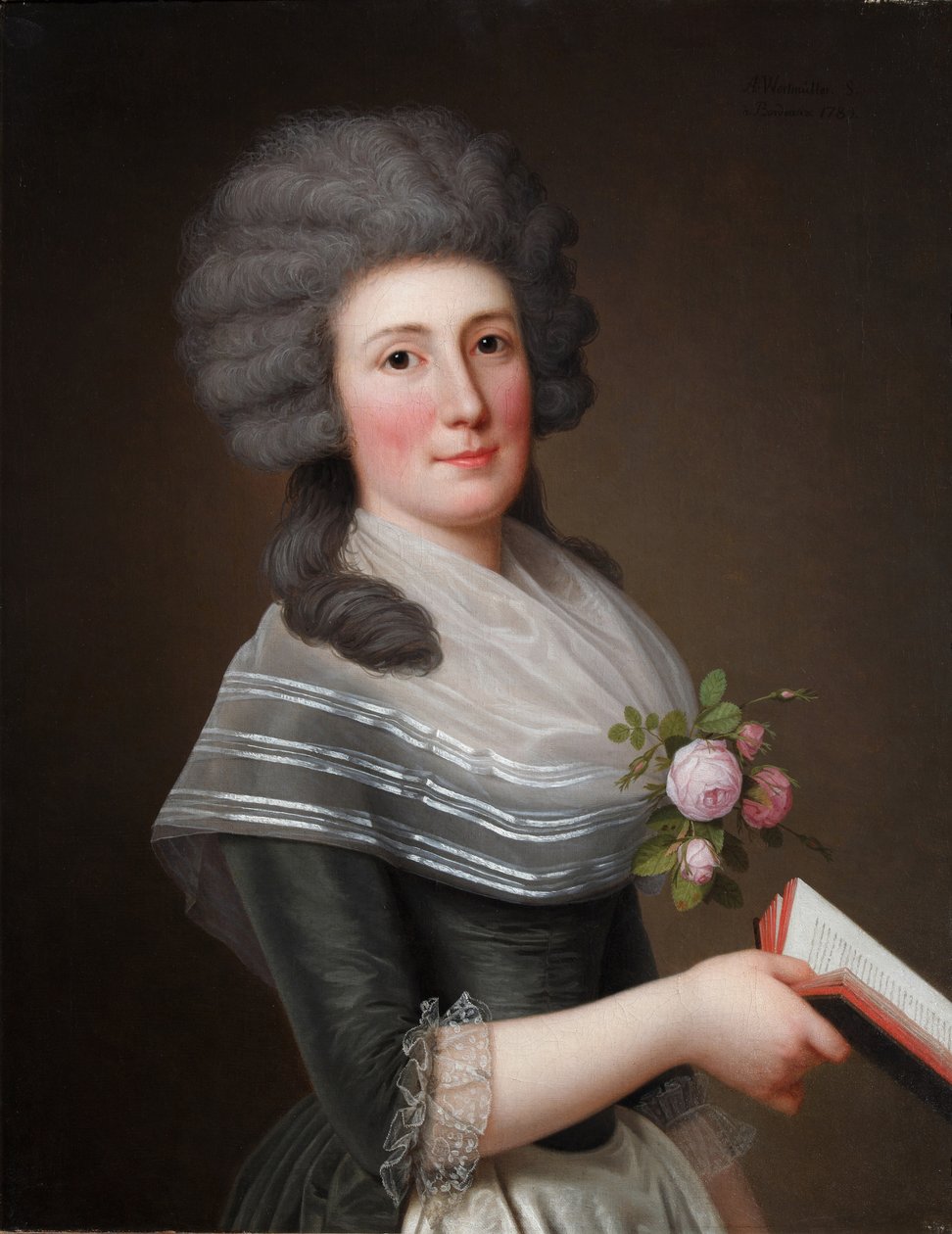 Portræt af Madame Wittfooth, født Noer, 1789 af Adolf Ulrich Wertmuller