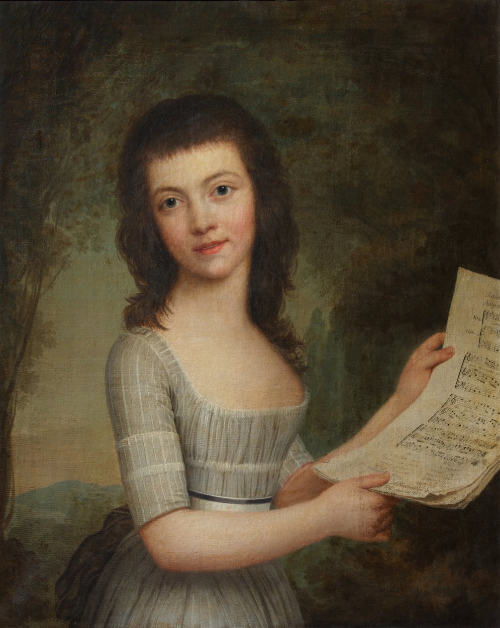 Portræt af Mademoiselle Wittfooth, 1789 af Adolf Ulrich Wertmuller