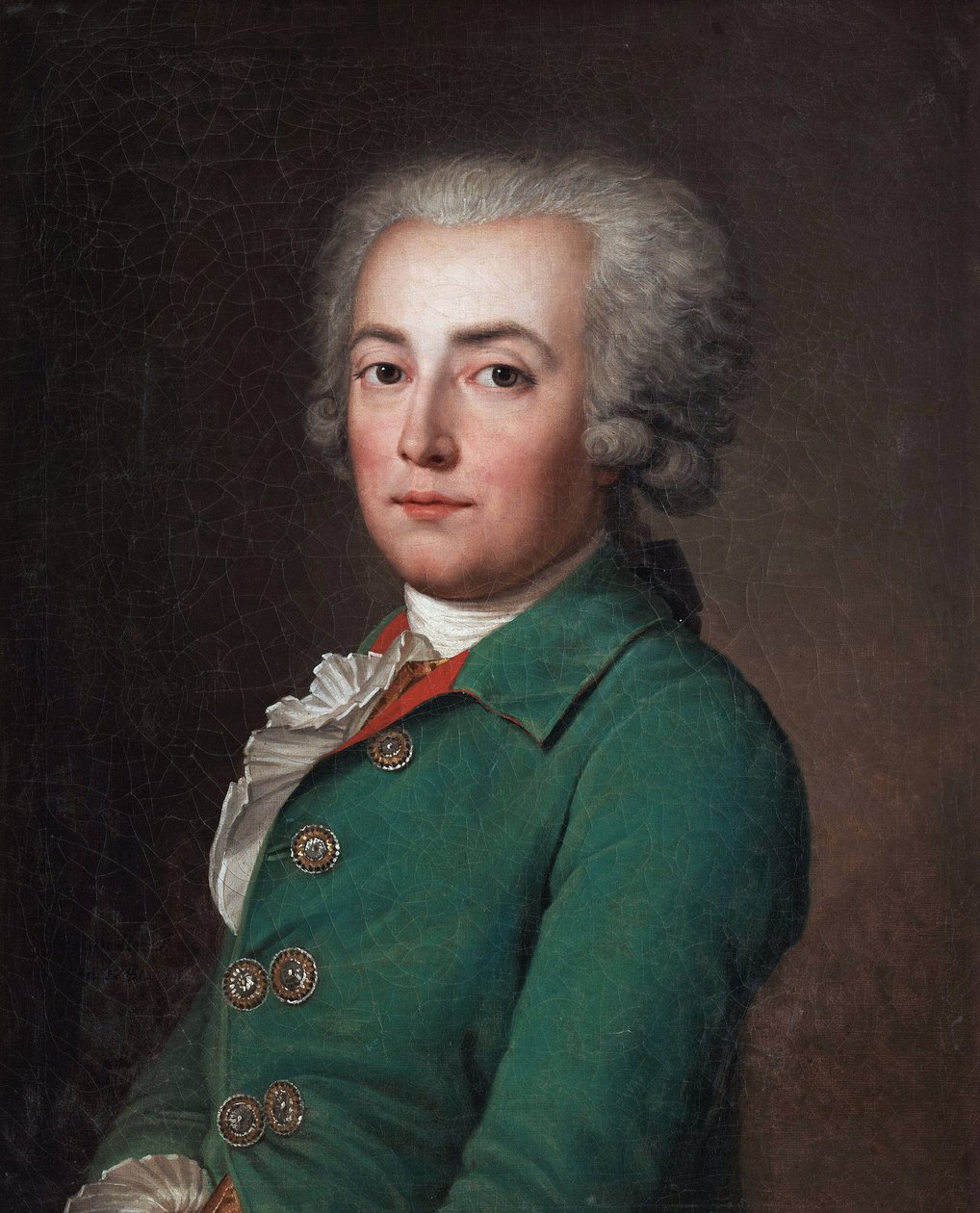 Portræt af Stanislas Marie Adelaide, Comte de Clermont-Tonnerre (Clermont Tonnerre) (1757-1792) af Wertmuller, Adolf Ulrik (1751-1811) Privat samling af Adolf Ulrich Wertmuller