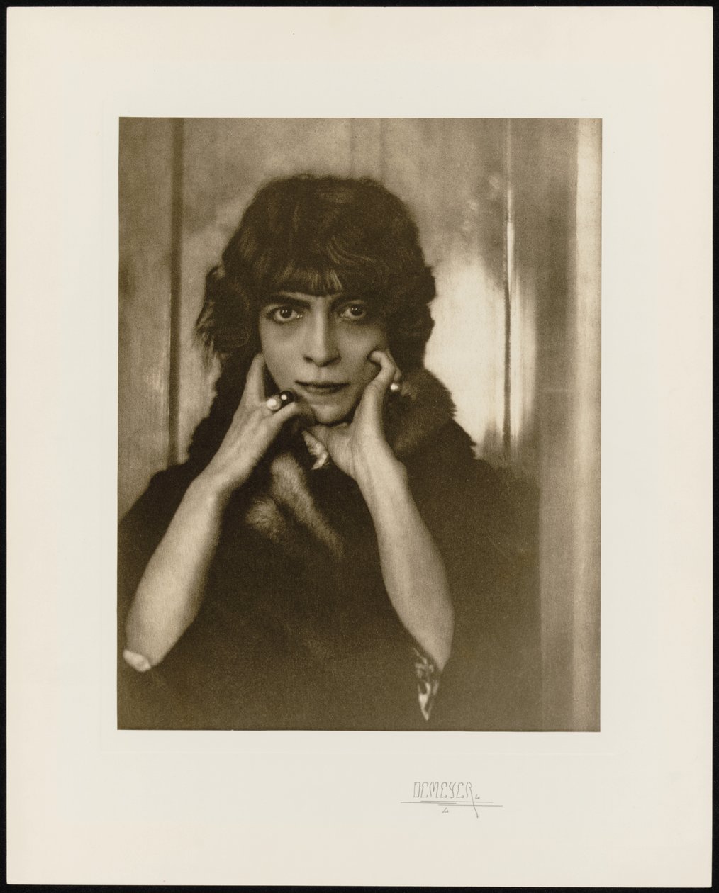 Portræt af Marchesa Luisa Casati af Adolf de Meyer